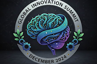 design a modern and professional conference logo