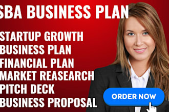 prepare an sba business plan for startups loan approval