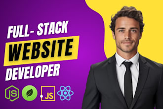 develop a fullstack website using react, express, node