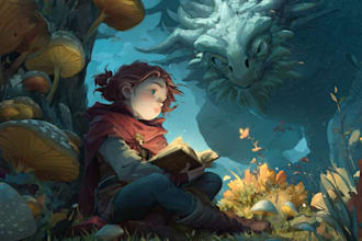 create an epic fantasy book cover
