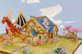 create 3d scenes for your game