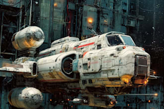 make sci fi spaceship design