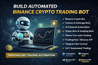 build automated binance crypto trading bot