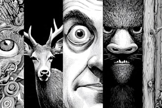 draw fun, quirky, and custom doodle art just for you