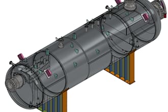 do pressure vessel drafting and 3d modeling in autocad or inventor