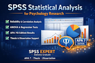 perform analysis and apa report for psychology surveys