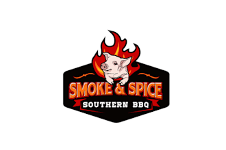 design smoke spice southern BBQ restaurant logo