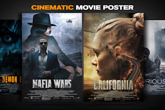 design a professional movie poster