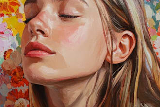 renaissance art oil painting portrait