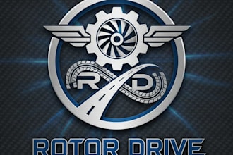 design a strong and professional wheel brand logo