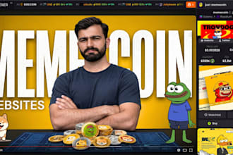create crypto token, meme coin website, presale ico website