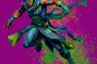 superhero character for comics