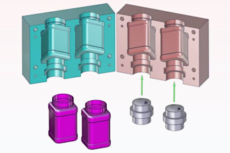 design professional blow molds for bottles and containers