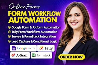 do jotform workflow automation googleform tally survey online forms formstack