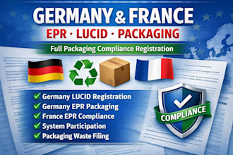 handle germany and france epr packaging registration and lucid compliance