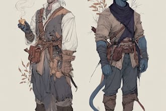 dnd character art and dnd character art