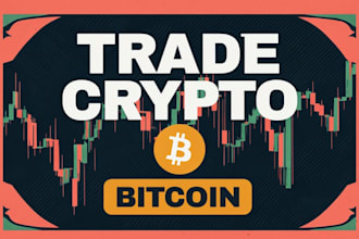 teach bitcoin trading, finance,thumbnails in 60 day