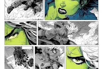draw comic book illustration, comic illustration, comic book page