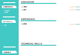 create ats friendly resume for freshers and job seekers