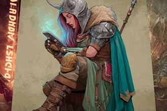 dnd character illustration fantasy rpg art