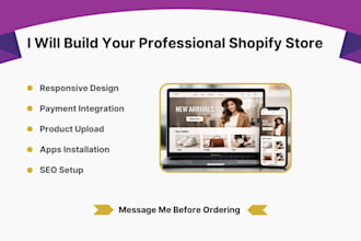 design and develop a branded shopify dropshipping store