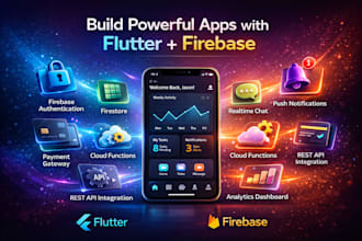 build production ready flutter and firebase mobile app