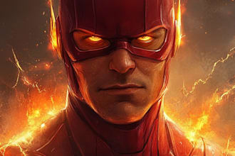 do superhero comic book illustration marvel