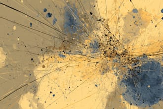 paint digital professional abstract art by hand