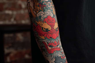 design professional tattoo and custom tattoo