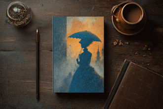 create a unique and original book cover illustration design