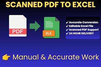 pdf to excel or word conversion