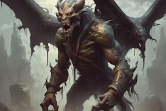fantasy horror and fantasy horror character