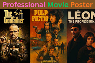 design professional movie posters and film posters for you