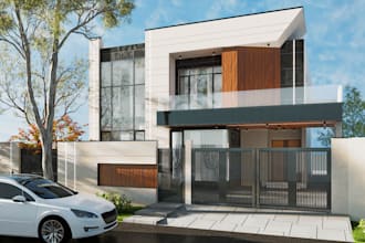 create the 3d architectural visuals of your homes and offices