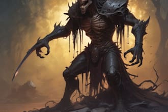 fantasy horror and fantasy horror character