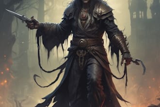 fantasy horror and fantasy horror character