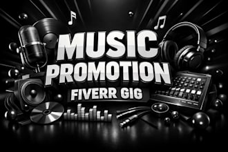 share and promote your music on top social media platform