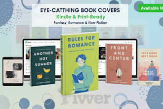 create an eye catching, high contrast book cover for any genre