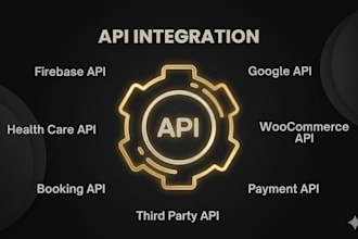 do flawless API integration, develop rest, json, and soap API on any web or app
