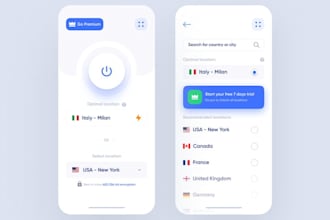 develop vpn app for android ios openvpn v2ray wireguard