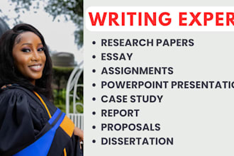 write urgent research,report,powerpoint presentation case study summary proposal