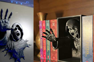 design and sculpt custom 3d book nook dioramas for fantasy sci fi bookshelf deco