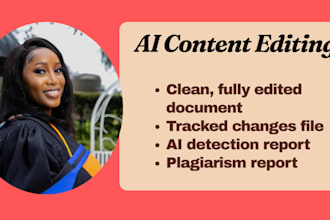 provide ai content editing