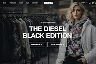design y2k website streetwear website clothing branding y2k shopify store