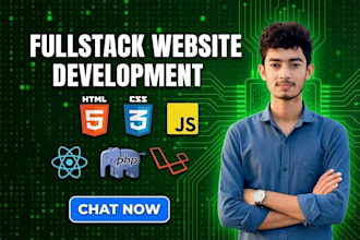 build full stack website with react and laravel