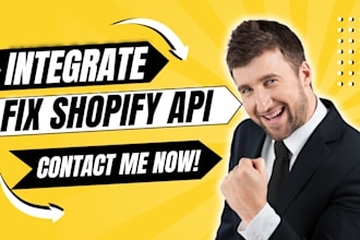 integrate, fix shopify api, amazon API, etsy API, ebay API, usps shipstation API