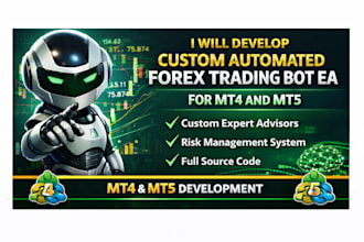 develop a custom automated forex trading bot forex ea for meta trader