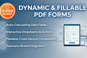 professionally create or redesign a fillable and editable PDF form