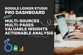 create professional dashboards in google looker studio