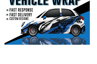 create a professional graphic designer car ,food truk and vehicle wrap
